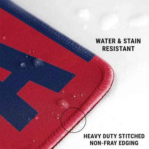 University of Arizona Wildcats Logo Split Red Gaming Mouse Pad